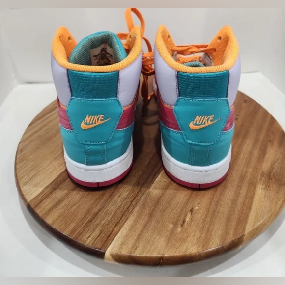 NIKE AIR Mid Prestige 3 High Pink Turquoise Orange - Picture 1 of 4
